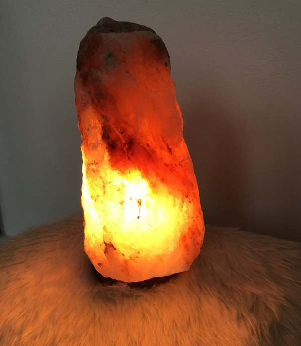 Zoutkristal lamp